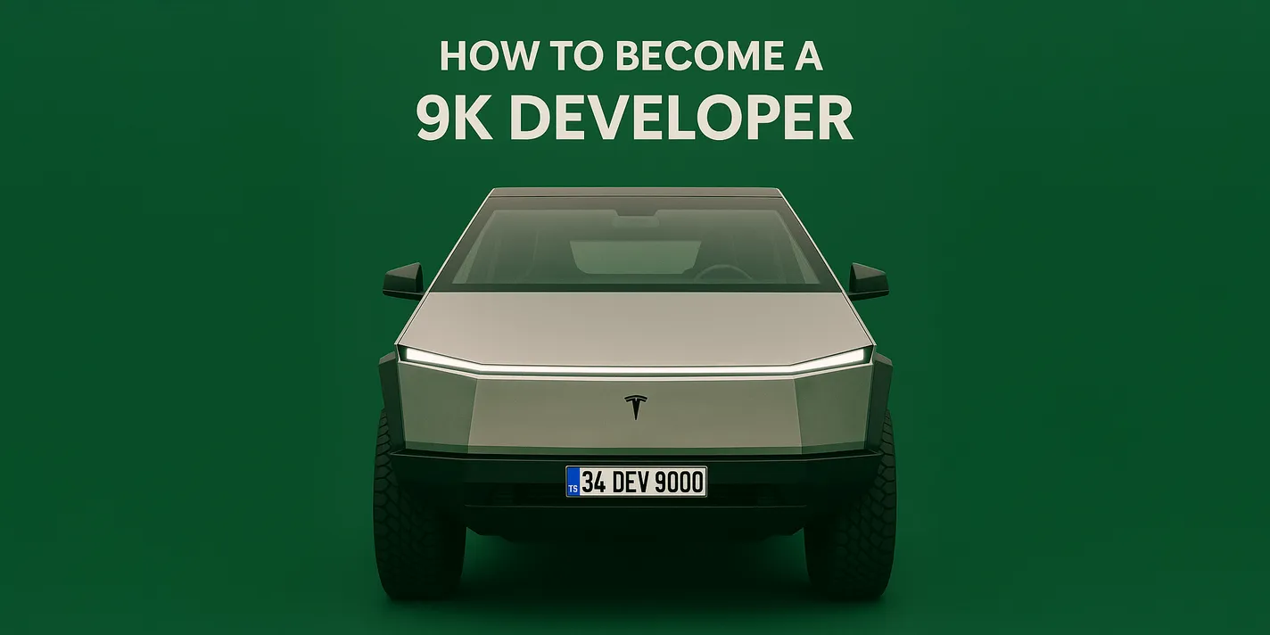 How to Become a 9k Developer — article header
